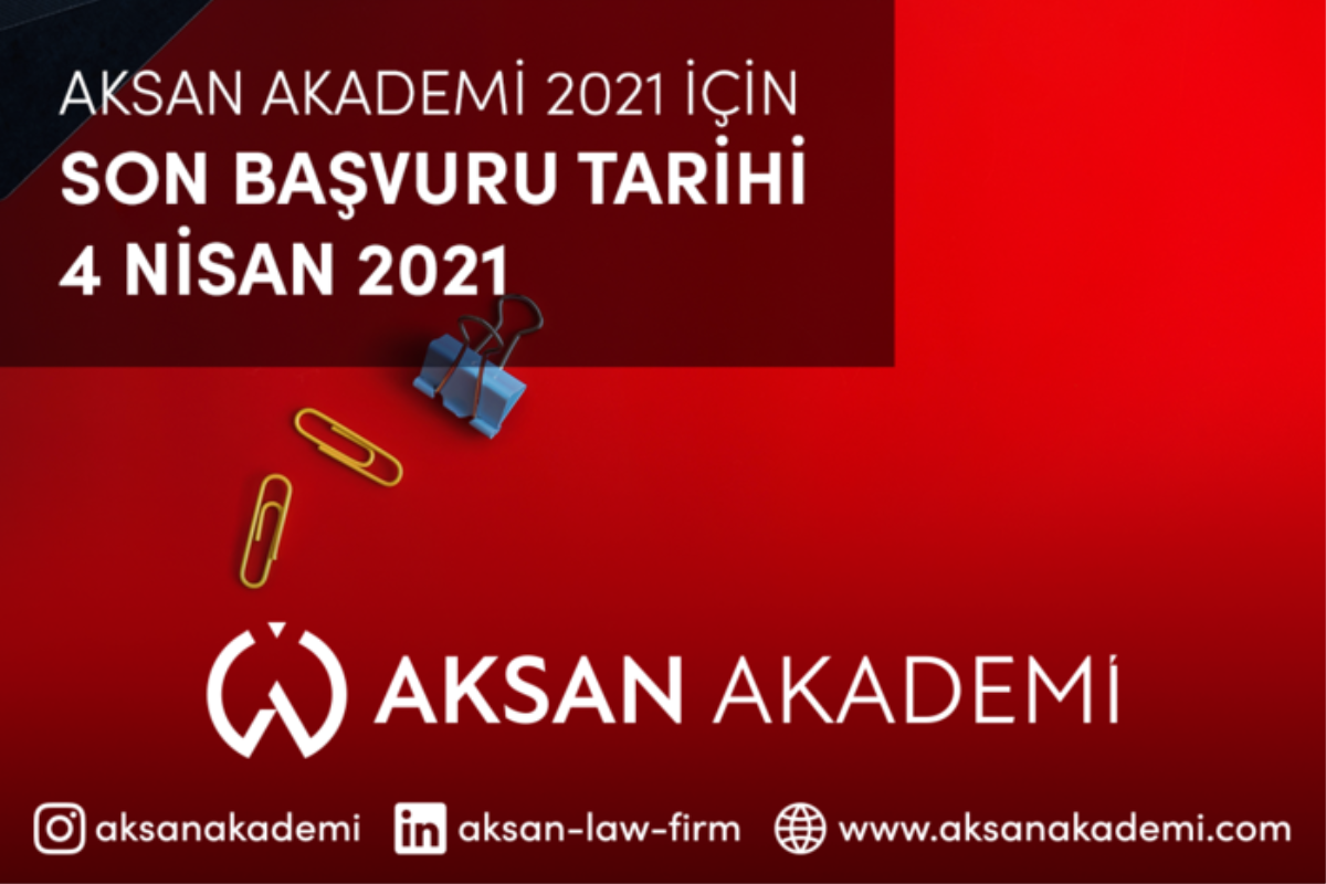 Aksan Akademi 2021 Eğitim programı başvuruları 4 Nisan Pazar günü sona eriyor.